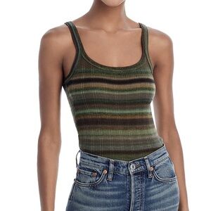 Re/done revolve Striped Sleeveless tank Top